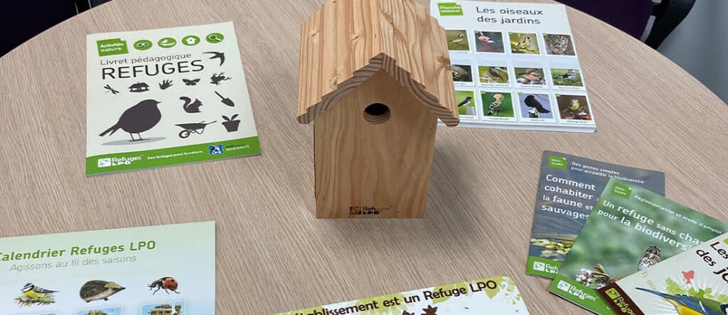 Un partenariat entre l'Ehpad et la ligue de protection pour les oiseaux.Un partenariat entre l'Ehpad et la ligue de protection pour les oiseaux.