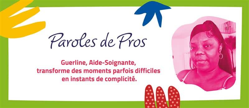 Interview de Guerline Aide-Soignante à la maison de retraite associative de Gennevilliers.